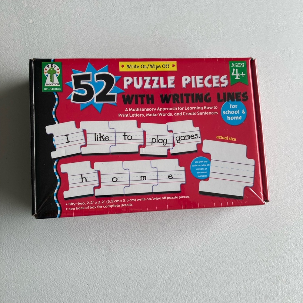 Brand new Dry Erase Puzzle Pieces